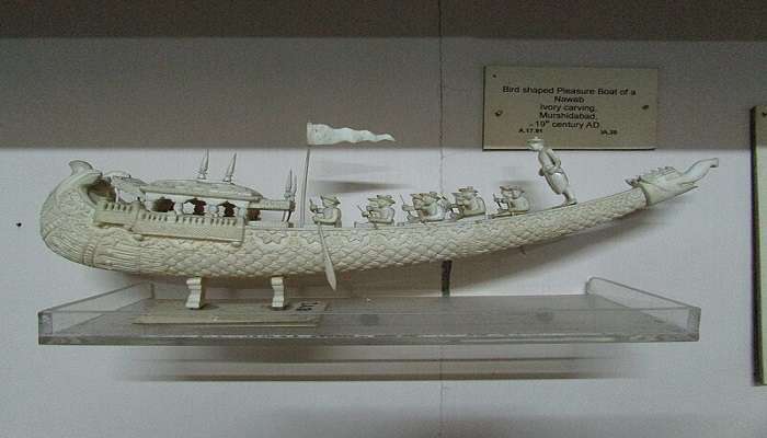 19th century Ivory boat at this place.