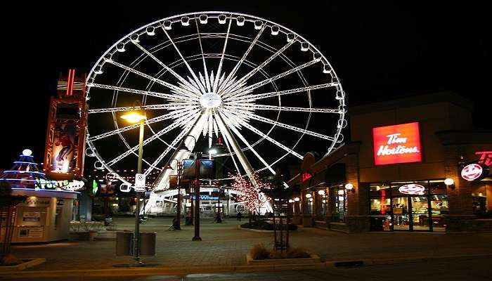 Ferris Wheel ride at Winter Festival of Lights