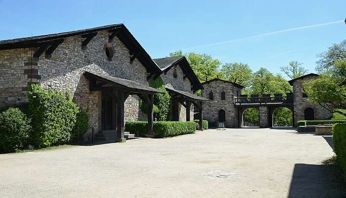 Inside the Saalburg in Germany