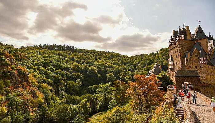 Panoramic view of the Eltz Castle