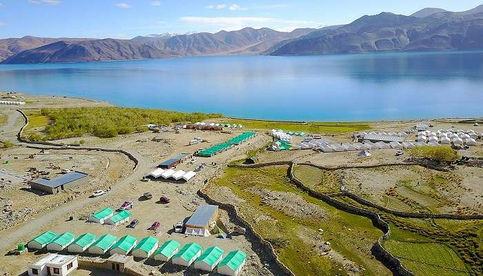 Beautiful view of Pangong Lake