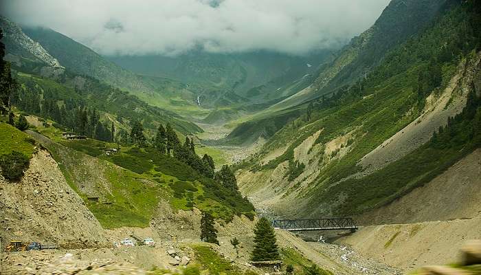 Historic view of Pir Ki Gali in Jammu and Kashmir.