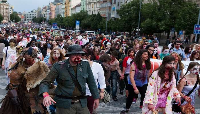 Prague , one of the best places to visit during Halloween