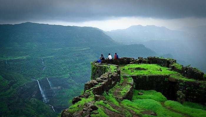 Rajmachi Fort a best Lonavala places to visit in one day.