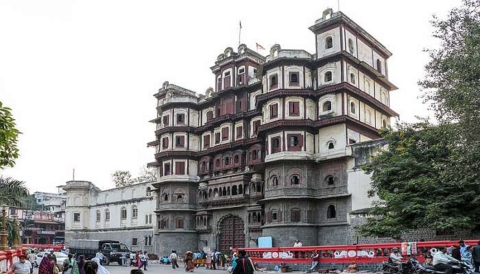 The view of Rajwada Palace Indore