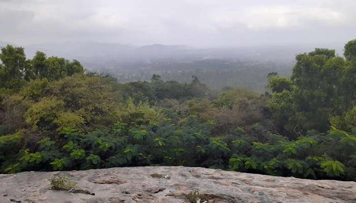 One of the many viewpoints of the hill