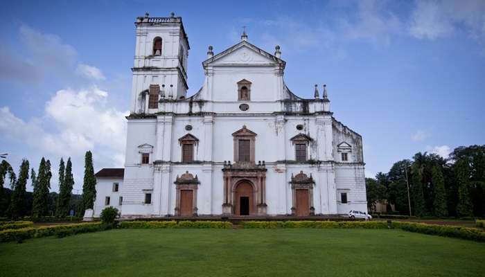 The Grand Se Cathedral in Old Goa.