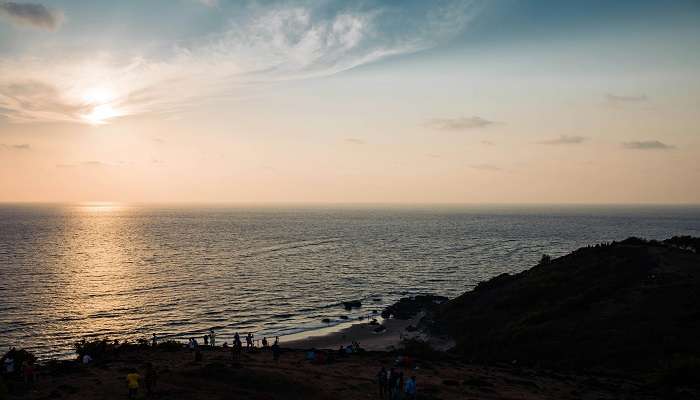 sunset view of the Beach