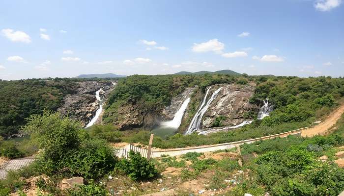 Shivanasamudra Falls is one of the best places to visit near Bangalore 