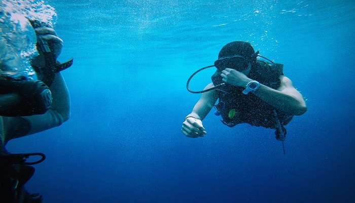 Snorkelling at racha yai island.