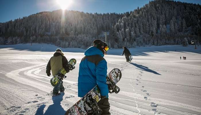 Clean terrains for a skier’s joy.