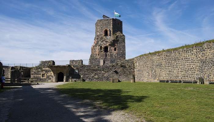 A massive watch tower