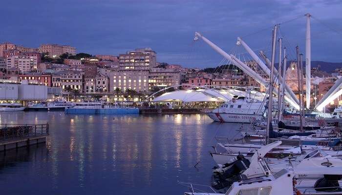 Port in Genoa 