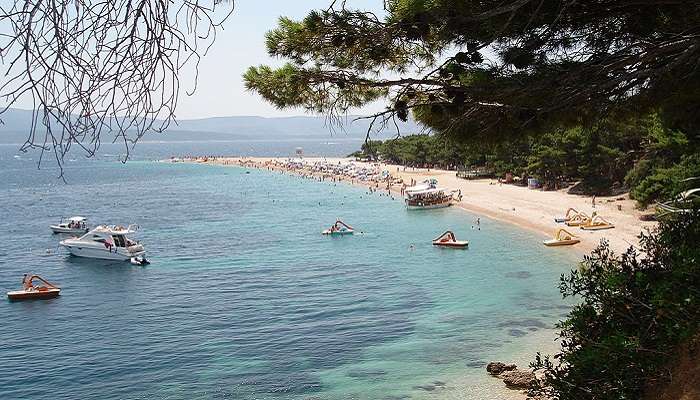 Enjoy the sunset at the Golden Horn Beach