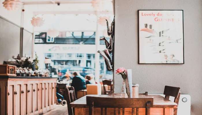 Cozy interior of Third Wave Coffee Roasters in Indiranagar