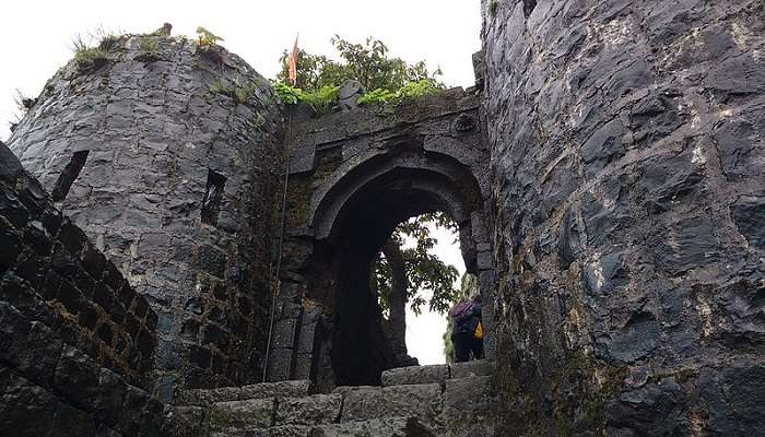 Tikona Fort a best Lonavala places to visit in one day.