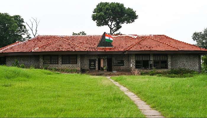 Rabari dwelling displayed at IGRMS in Desert Village Open air exhibition