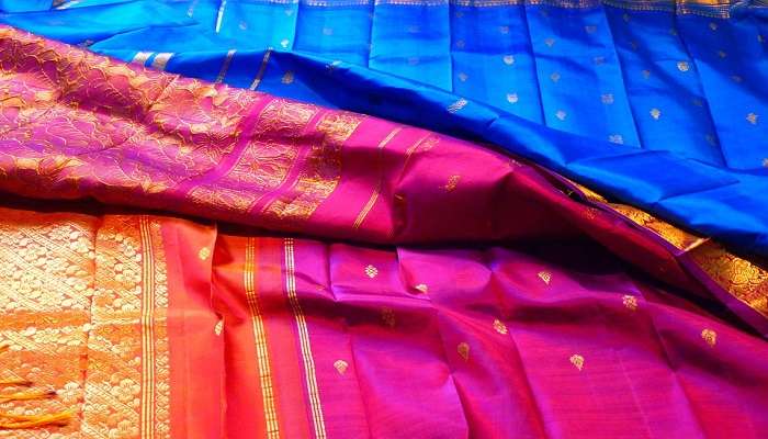 Traditional Kolar silk-weaved sarees