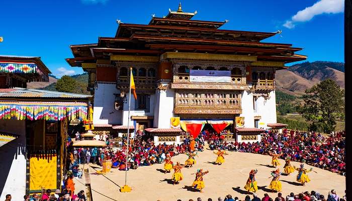 Black neck crane festival at Phobjikha Bhutan