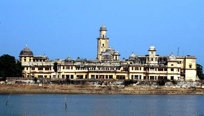 Vijay Mandir Palace near the Siliserh Lake.