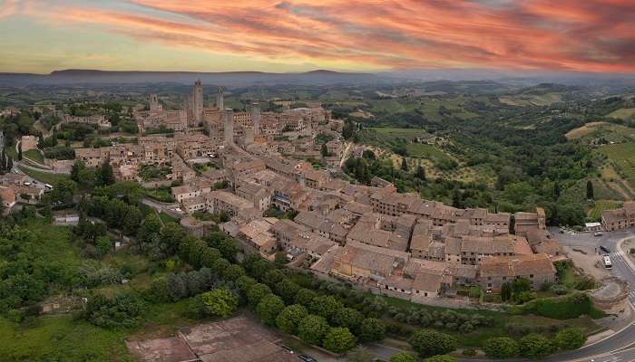 San Gimignano is known for its mediaeval towers 