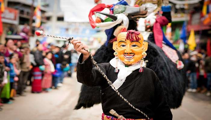 Traditional Yak Dance at Tawang Festival