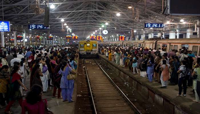 Chhatrapati Shivaji Terminus is one of the busiest stations in the country 