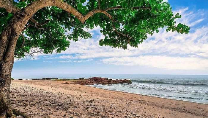 Siridao Beach is not as famous as other beaches in Goa