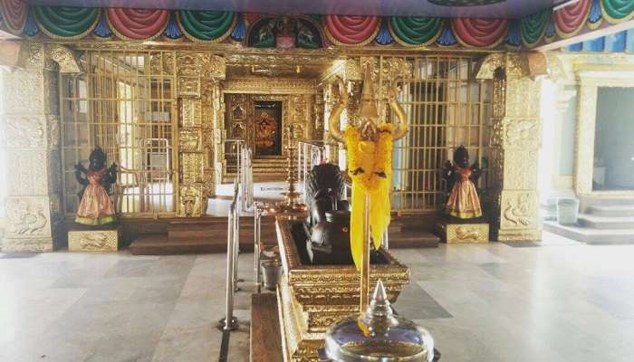 The temple dedicated to Goddess Mariamman is renowned for its unique rituals