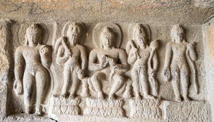 The marvellous carvings in Pandavaleni caves