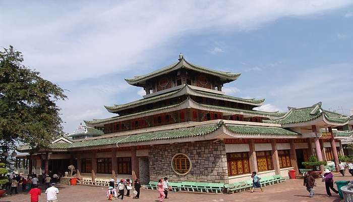 The Ba Chua Xu Temple is located at the foot of the Nui Sam mountain