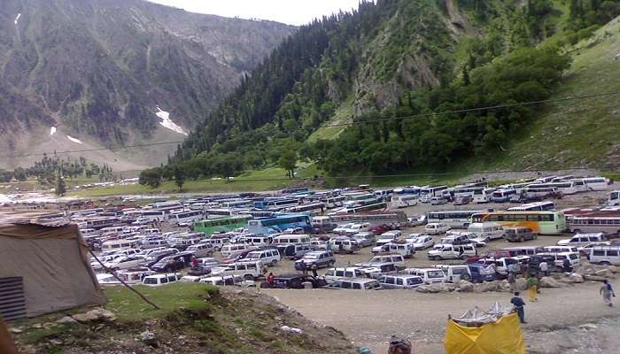 Baltal view during amarnath yatra.