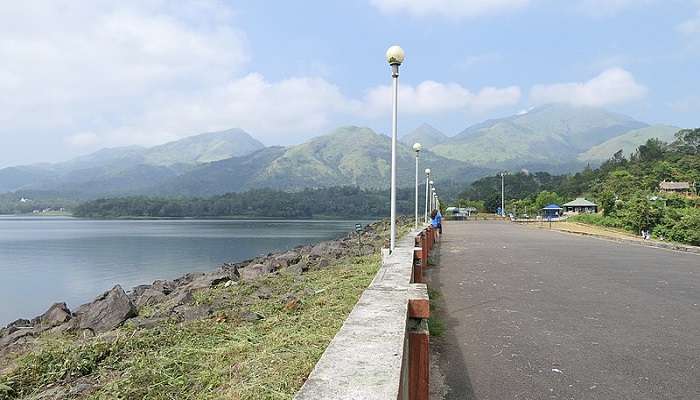 Beautiful landscape at the Banasura Sagar Dam