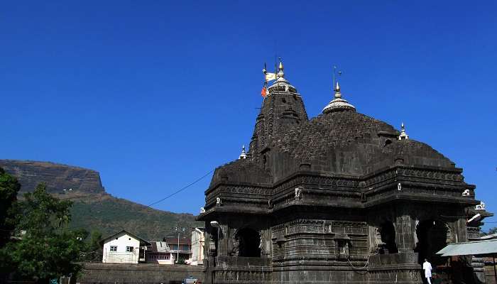  Outer view of the sacred Trimbakeshwar temple in Nashik, a must visit place nearby Sula vineyards 