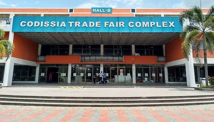 Entry Plaza of Codissia Trade Fair Complex in Udayampalayam.