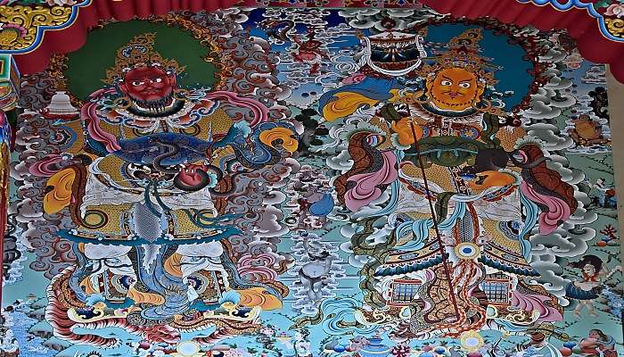 Unique paintings in Arunachal Pradesh. 