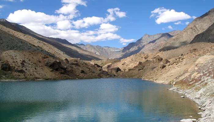 Silent setting view at Deepak Tal Lake 