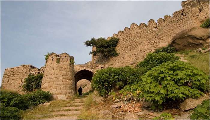 The majestic Bhongir fort dominates the landscape standing true to its legacy