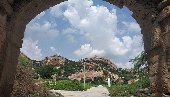 Beautiful view from the Devarakonda fort