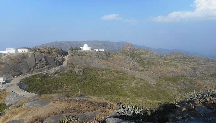 Lord Dattatreya temple at the top of Guru Shikhar