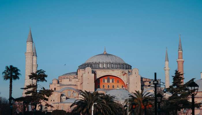 Beautiful dome of the Hagia Sophia. 