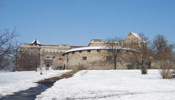 towers covered in snow