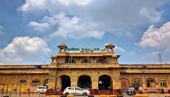 The view of Gwalior Railway Junction