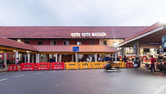 The nearest railway station is Madgaon Railway Station 