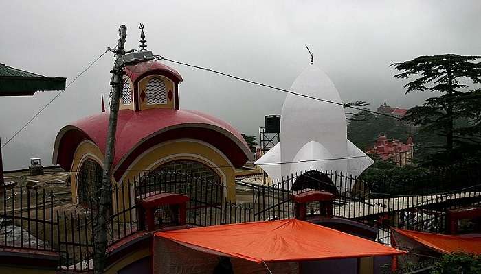  Front view of the temple near the Cragnano National park. 