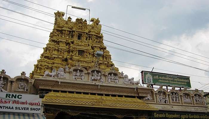 Kanniga Parameswari Temple is a palatial temple that was constructed decades ago