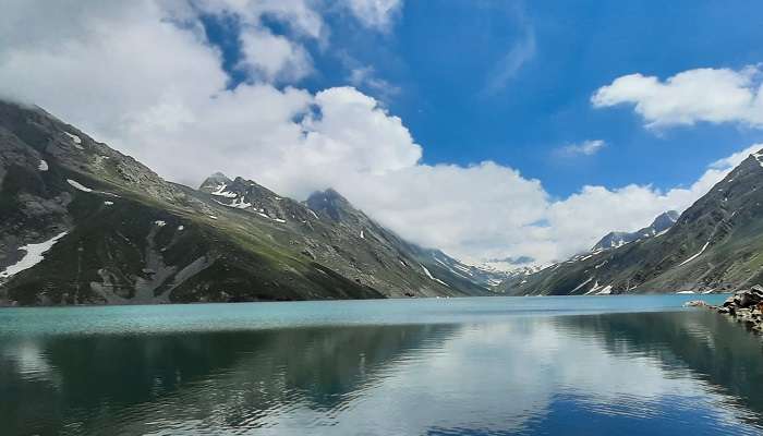 Beautiful and tranquil Kausar Nag Lake 