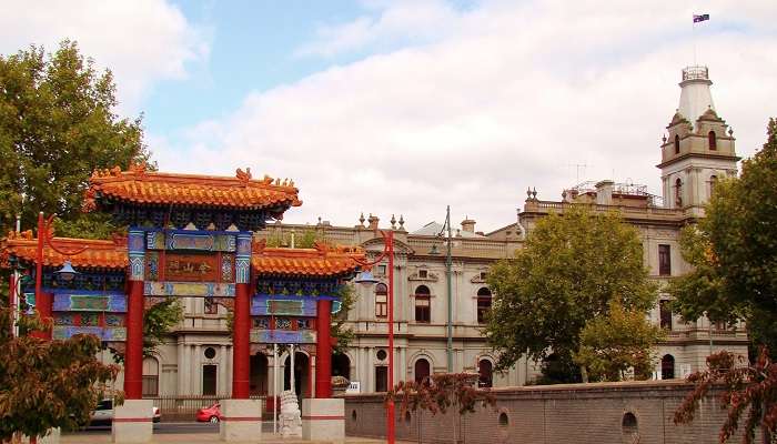 La vue de Musée du dragon d’or