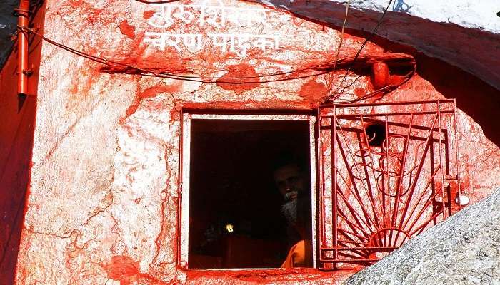 Temple of Lord Dattatreya at the top.