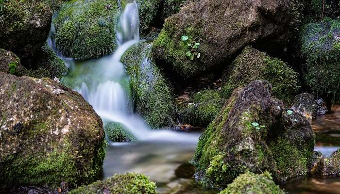 Relax at this hidden waterfall in Goa